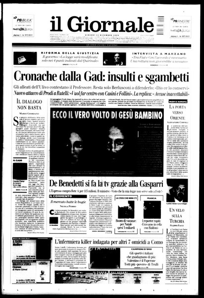 Il giornale : quotidiano del mattino